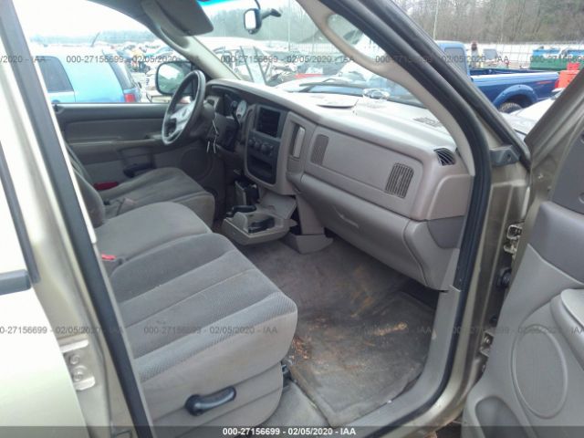 3D7HA18N62G185360 - 2002 DODGE RAM 1500  Beige photo 5