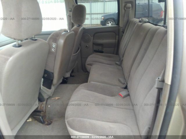 3D7HA18N62G185360 - 2002 DODGE RAM 1500  Beige photo 8