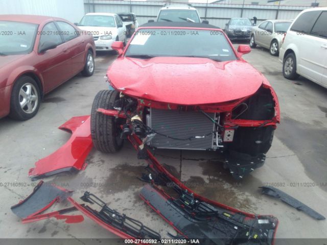 1G1FB3DS9K0154235 - 2019 CHEVROLET CAMARO LS/LT Red photo 6