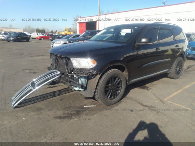 1C4RDJDG5EC475335 - 2014 DODGE DURANGO LIMITED Black photo 2