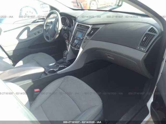 5NPEB4ACXEH878481 - 2014 HYUNDAI SONATA GLS White photo 5