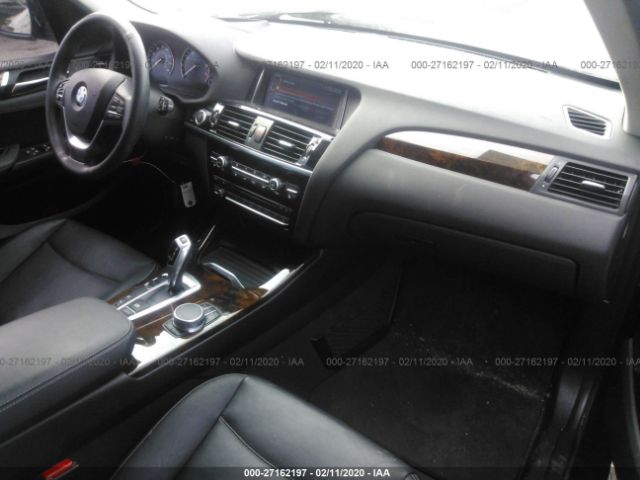 5UXWX9C56H0T08933 - 2017 BMW X3 XDRIVE28I Black photo 5