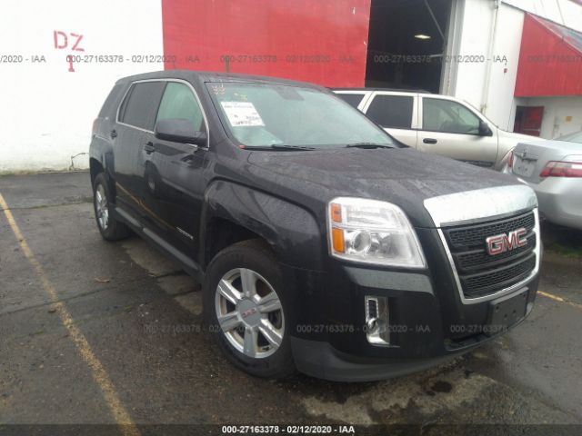 2GKFLVEK7E6284352 - 2014 GMC TERRAIN SLE Black photo 1