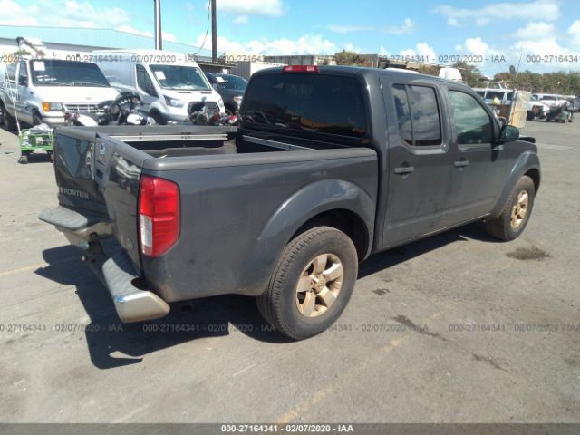 1N6AD0ER1CC463720 - 2012 NISSAN FRONTIER S/SV/SL/PRO-4X Gray photo 4