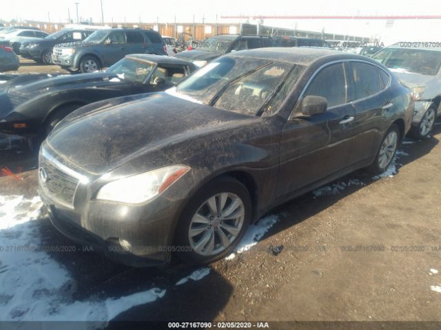 JN1AY1AR0BM570594 - 2011 INFINITI M56 X Black photo 2