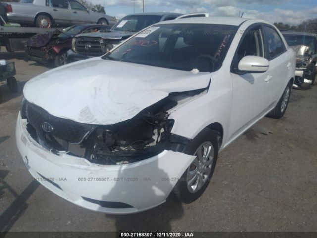 KNAFU4A29C5644168 - 2012 KIA FORTE EX White photo 6