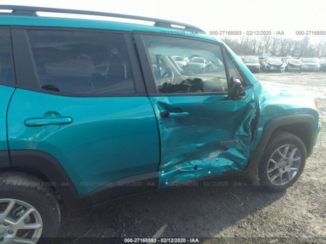 ZACNJBB14KPK82609 - 2019 JEEP RENEGADE LATITUDE Blue photo 6