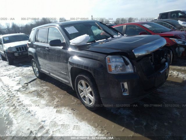 2GKFLVEK7E6151672 - 2014 GMC TERRAIN SLE Black photo 1