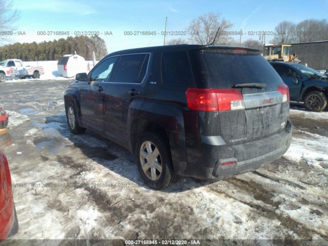 2GKFLVEK7E6151672 - 2014 GMC TERRAIN SLE Black photo 3