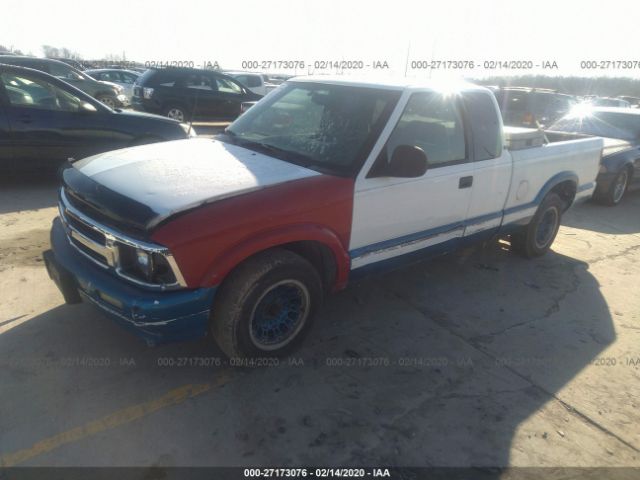 1GCCS19Z7RK116909 - 1994 CHEVROLET S TRUCK S10 White photo 2