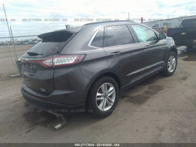 2FMPK3J92JBC51413 - 2018 FORD EDGE SEL Black photo 4