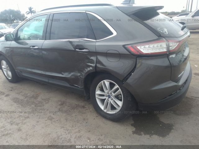 2FMPK3J92JBC51413 - 2018 FORD EDGE SEL Black photo 6