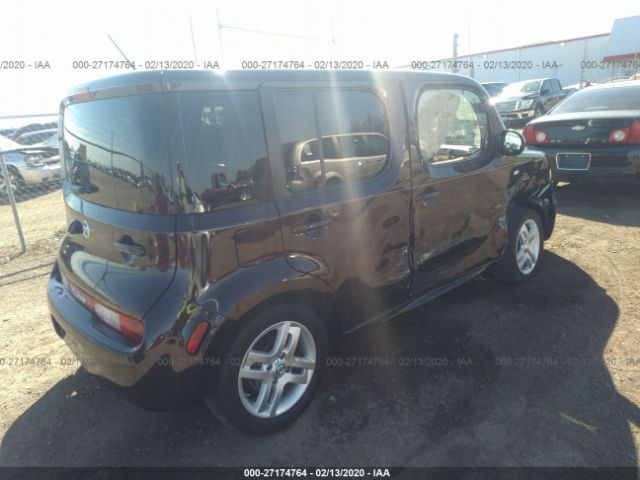 JN8AZ2KRXCT254324 - 2012 NISSAN CUBE S/SL/KROM Brown photo 4