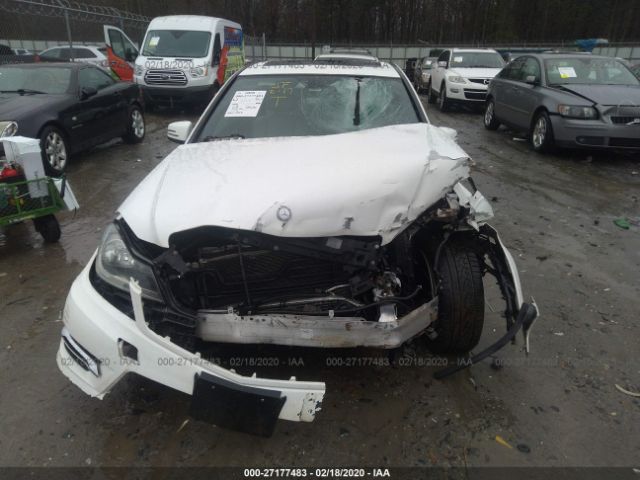 WDDGF4HB9DA827494 - 2013 MERCEDES-BENZ C 250 White photo 6