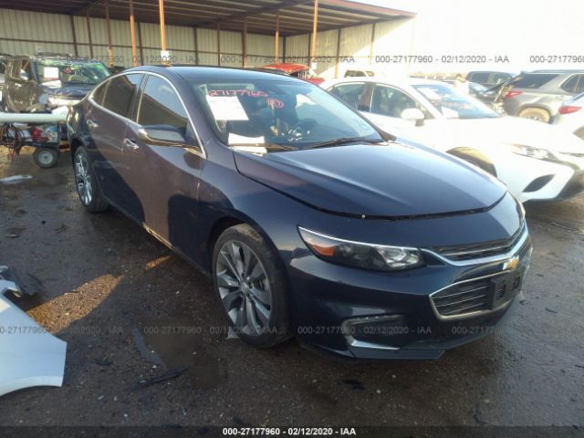 1G1ZH5SX0GF224280 - 2016 CHEVROLET MALIBU PREMIER Blue photo 1