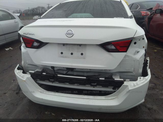 1N4BL4BV7KC193206 - 2019 NISSAN ALTIMA S White photo 6