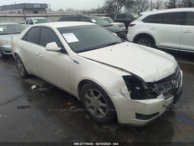 1G6DF577080154660 - 2008 CADILLAC CTS  White photo 1