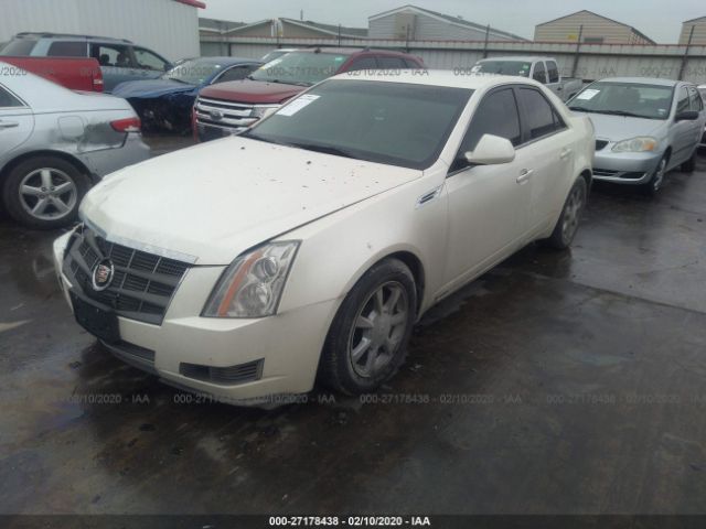 1G6DF577080154660 - 2008 CADILLAC CTS  White photo 2