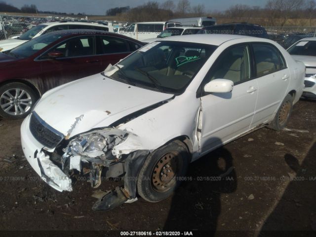 1NXBR32E88Z004273 - 2008 TOYOTA COROLLA CE/LE/S White photo 2