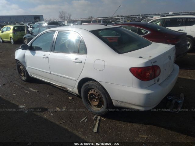 1NXBR32E88Z004273 - 2008 TOYOTA COROLLA CE/LE/S White photo 3