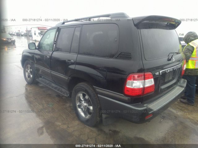 JTEHT05J062097222 - 2006 TOYOTA LAND CRUISER  Black photo 3