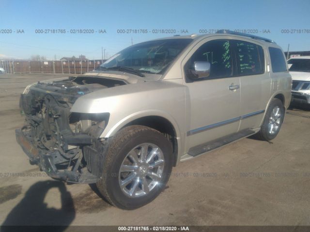 5N3AA08C88N908777 - 2008 INFINITI QX56  Silver photo 2