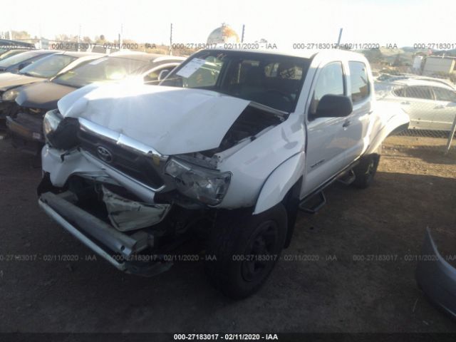 3TMJU4GN5EM173339 - 2014 TOYOTA TACOMA DOUBLE CAB PRERUNNER White photo 2