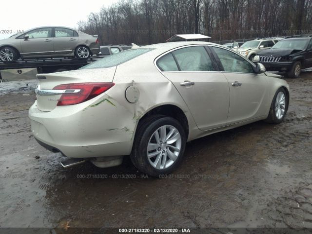 2G4GN5EX0E9253122 - 2014 BUICK REGAL PREMIUM Beige photo 4