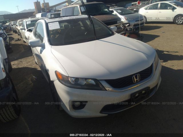 1HGCT1B81DA008221 - 2013 HONDA ACCORD EXL White photo 1