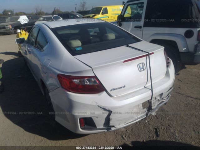 1HGCT1B81DA008221 - 2013 HONDA ACCORD EXL White photo 3