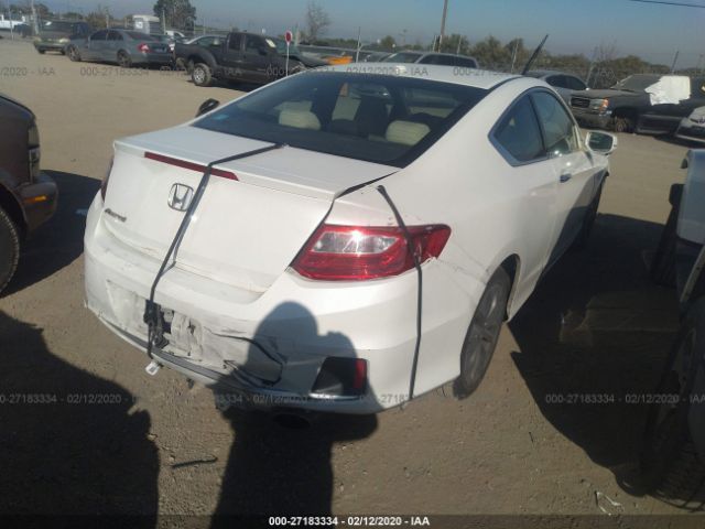 1HGCT1B81DA008221 - 2013 HONDA ACCORD EXL White photo 4