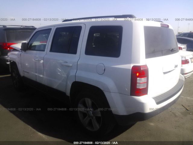 1C4NJPFA2GD794840 - 2016 JEEP PATRIOT LATITUDE White photo 3