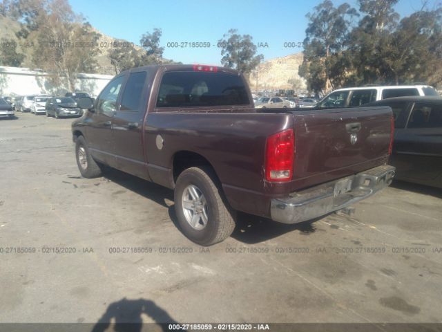 1D7HA18D15S246957 - 2005 DODGE RAM 1500 ST/SLT Burgundy photo 3