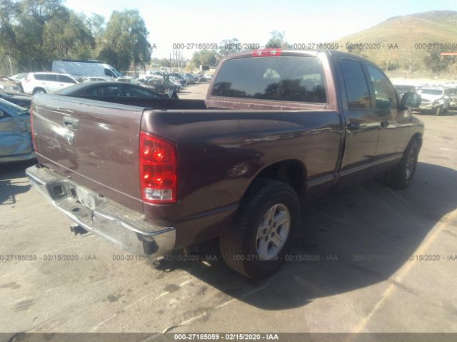 1D7HA18D15S246957 - 2005 DODGE RAM 1500 ST/SLT Burgundy photo 4