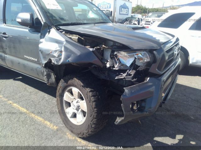 3TMJU4GN0EM173085 - 2014 TOYOTA TACOMA DOUBLE CAB PRERUNNER Gray photo 6