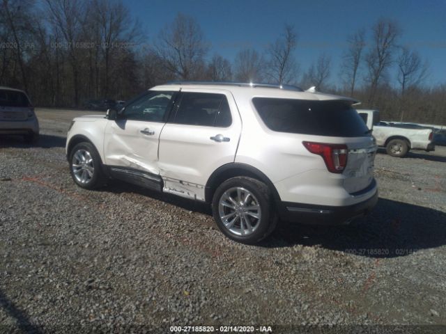 1FM5K8F85KGA58073 - 2019 FORD EXPLORER LIMITED White photo 3