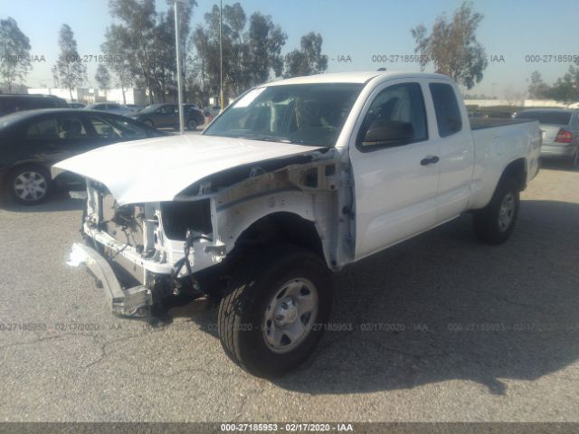 5TFRX5GN3LX167806 - 2020 TOYOTA TACOMA ACCESS CAB/SR/SR5 White photo 2