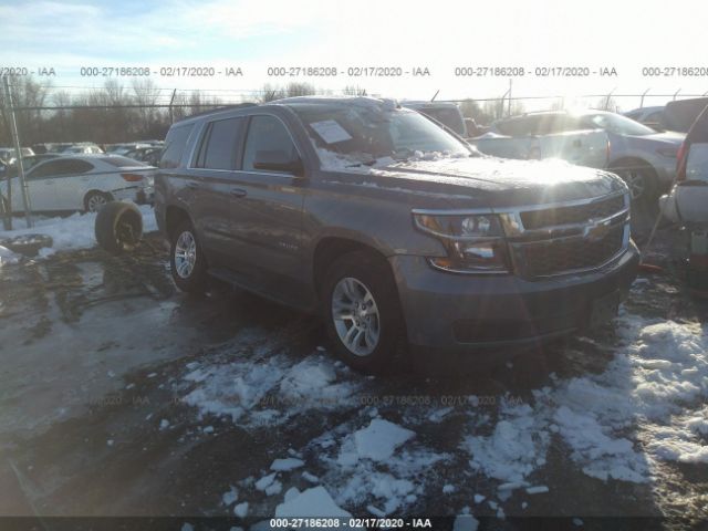 1GNSKBKC3LR164954 - 2020 CHEVROLET TAHOE K1500 LT Gray photo 1