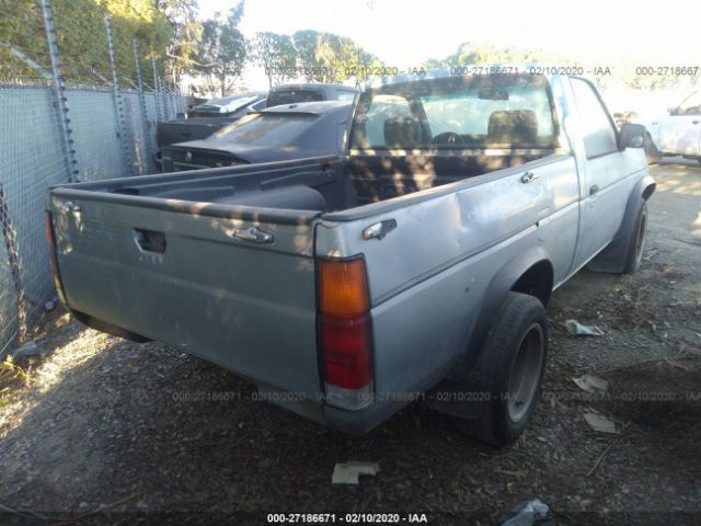 1N6SD11S1NC369763 - 1992 NISSAN TRUCK SHORT WHEELBASE Blue photo 4