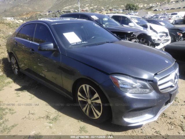 WDDHF5KB0FB097636 - 2015 MERCEDES-BENZ E 350 Gray photo 1