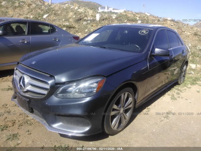 WDDHF5KB0FB097636 - 2015 MERCEDES-BENZ E 350 Gray photo 2