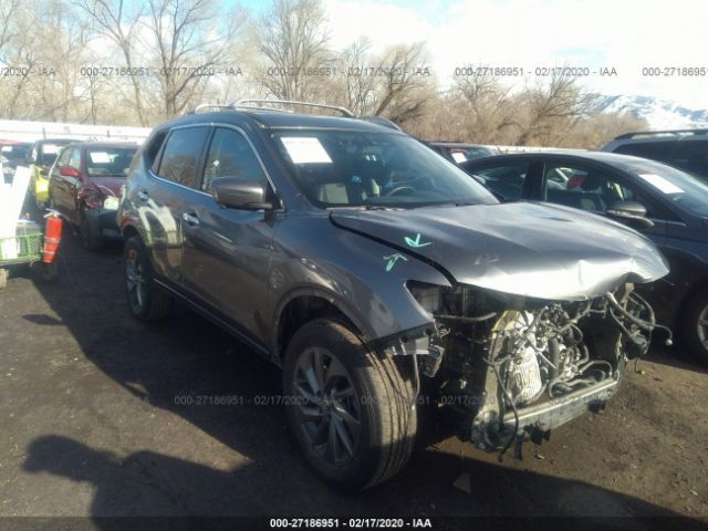 5N1AT2MV0GC850535 - 2016 NISSAN ROGUE S/SL/SV Gray photo 1