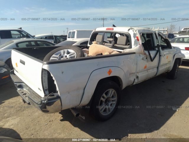 5TFMU4FNXDX012203 - 2013 TOYOTA TACOMA DOUBLE CAB LONG BED White photo 4