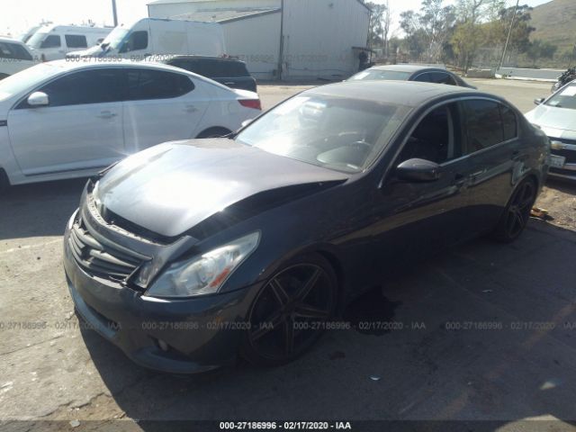 JN1CV6AR3BM351319 - 2011 INFINITI G37  Gray photo 2