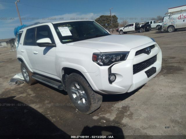 JTEBU5JRXE5166751 - 2014 TOYOTA 4RUNNER SR5/LIMITED/TRAIL White photo 1