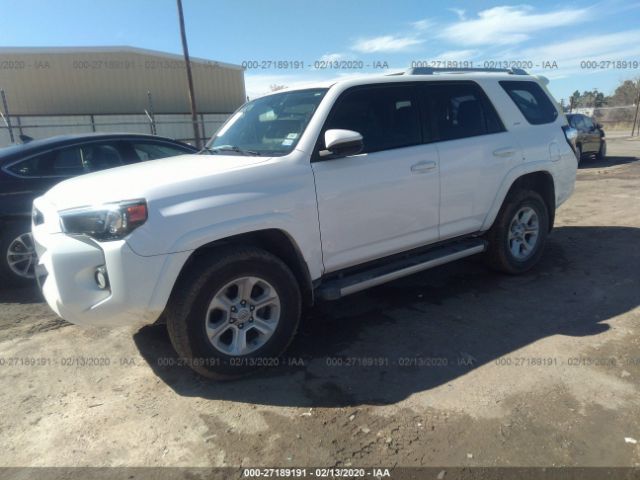 JTEBU5JRXE5166751 - 2014 TOYOTA 4RUNNER SR5/LIMITED/TRAIL White photo 2