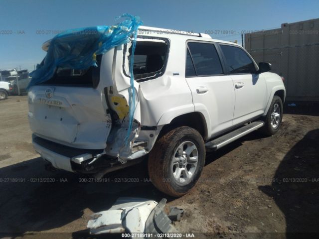 JTEBU5JRXE5166751 - 2014 TOYOTA 4RUNNER SR5/LIMITED/TRAIL White photo 4