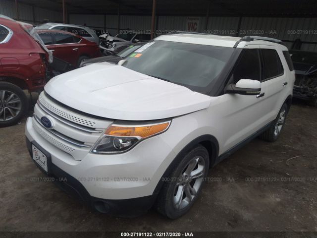 1FMHK7F83BGA56622 - 2011 FORD EXPLORER LIMITED White photo 2