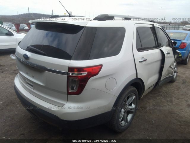 1FMHK7F83BGA56622 - 2011 FORD EXPLORER LIMITED White photo 4