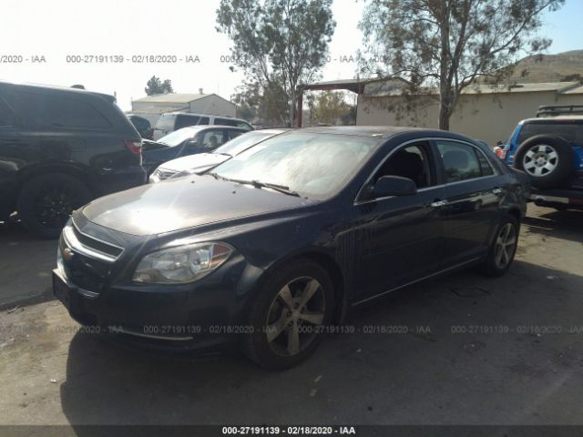 1G1ZC5E04CF346177 - 2012 CHEVROLET MALIBU 1LT 蓝色 照片 2